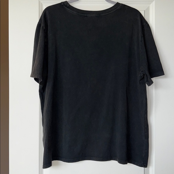 NWT Zara Rhinestone embellished oversized t shirt grey size large - Picture 8 of 8